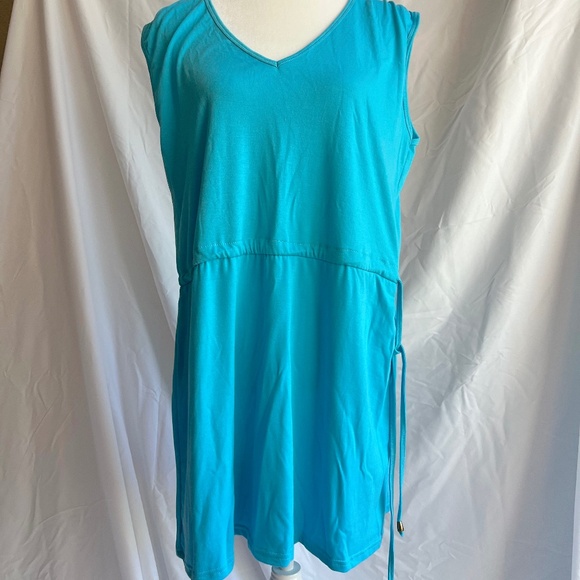 NWT Count Blue Cover Up Dress L - Picture 1 of 2